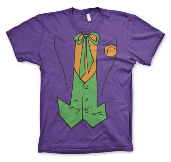 The Joker Suit T-Shirt cotton officially licensed