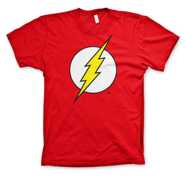 The Flash Logo T-Shirt cotton officially licensed