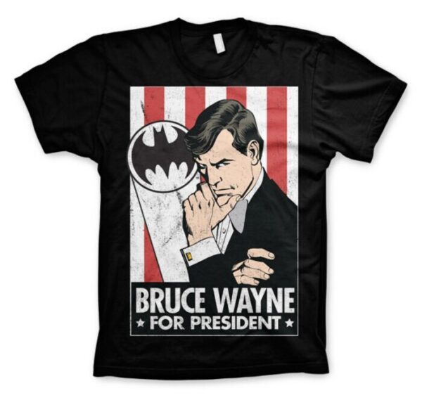 Batman Bruce Wayne T-Shirt cotton officially licensed