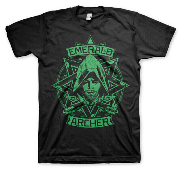 Arrow TV Emerald Archer T-Shirt cotton officially licensed