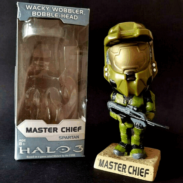 HALO Masterchief bobble-head 16cm Funko Wacky Wobbler