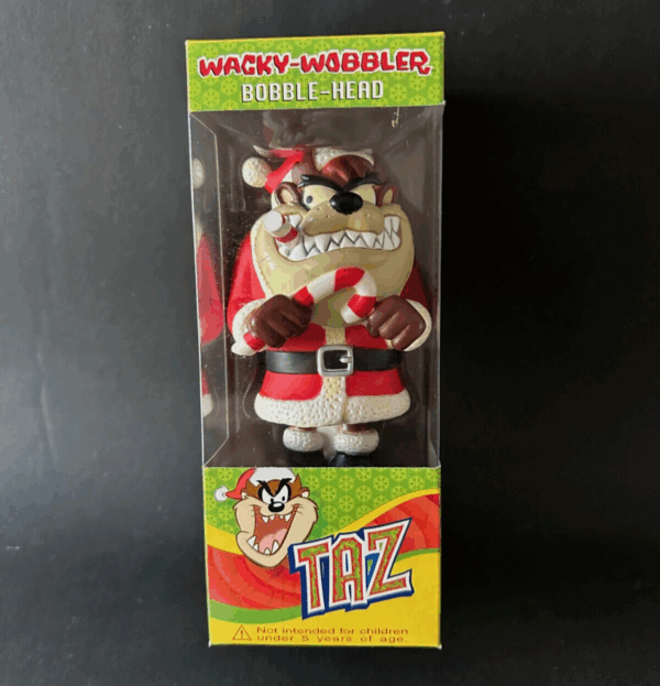 Looney Tunes TAZ X-mas bobble-head 15cm Funko Wacky Wobbler - Image 2