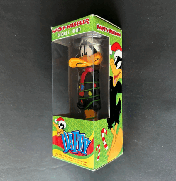 Looney Tunes DAFFY X-mas bobble head 15cm Funko Wacky Wobbler