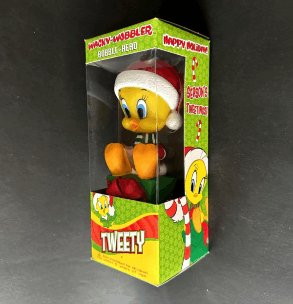 Looney Tunes TWEETY Navidad PVC bobble-head 15cm Funko Wacky Wobbler