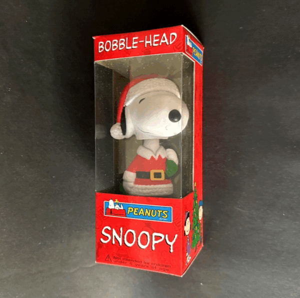 Peanuts SNOOPY Navidad PVC bobble-head 15cm Funko Wacky Wobbler