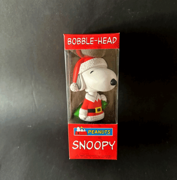 Peanuts SNOOPY Navidad PVC bobble-head 15cm Funko Wacky Wobbler - Image 2