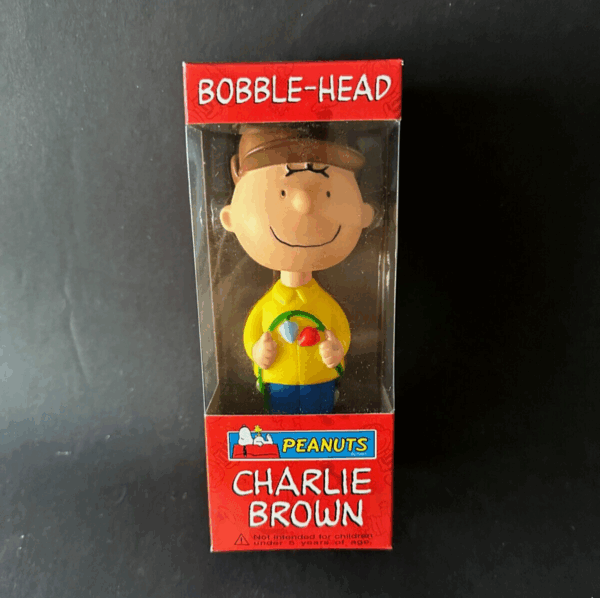Peanuts CHARLIE BROWN Navidad PVC bobble-head 15cm Funko Wacky Wobbler - Image 2