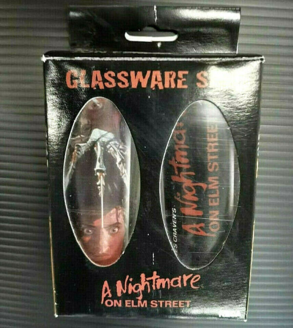 NIGHTMARE ON ELM STREET shot-glasses (2) Neca