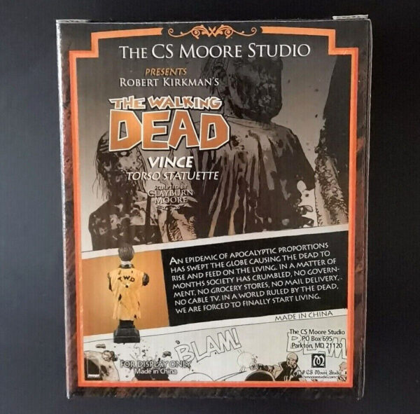 The Walking Dead Comic VINCE torso statuette 11cm ltd. ed. 3000 CS Moore Studio - Image 3