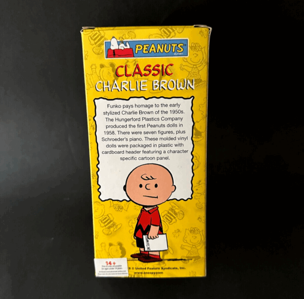 Peanuts CHARLIE BROWN Classic red exclusive bobble-head 16cm Funko Wacky Wobbler - Image 3