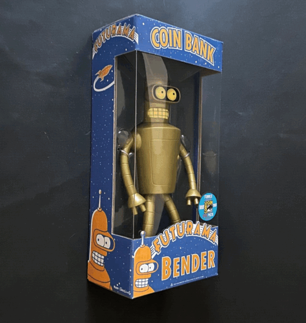 BENDER gold bank SDCC exclusive Funko - Image 2