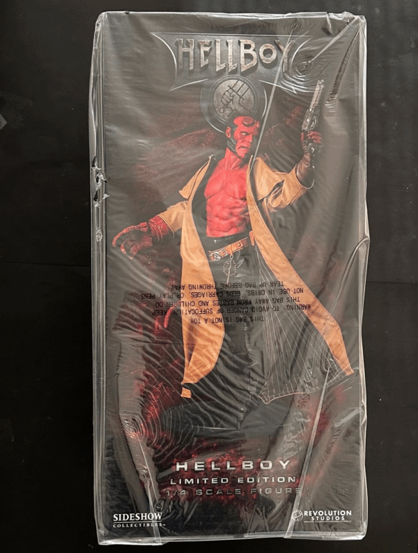 Hellboy premium-figure 1:4 scale Sideshow ltd ed, new sealed #0817/2000