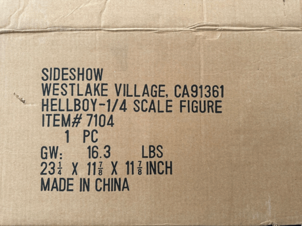 Hellboy premium-figure 1:4 scale Sideshow ltd ed, new sealed #0817/2000 - Image 5