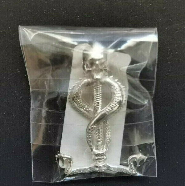 Harry Potter DARK LORD VOLDEMORT pendant silver polished 4.1cm - Image 2