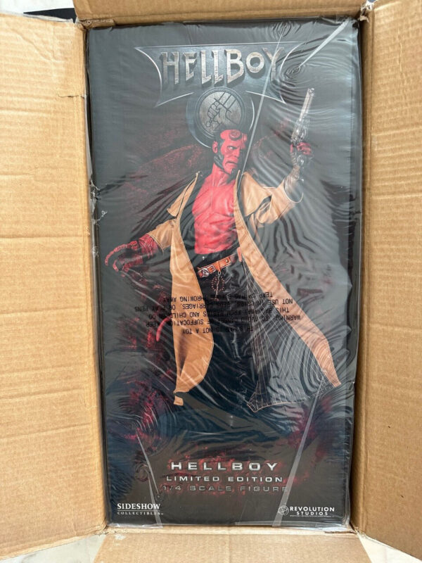 Hellboy premium-figure 1:4 scale Sideshow ltd ed, new sealed #0817/2000 - Image 4