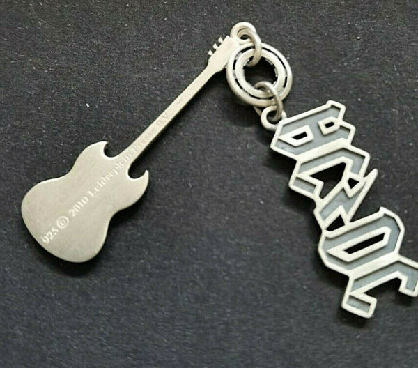 AC/DC Logo Guitar pendant sterling-silver 27mm - Image 3