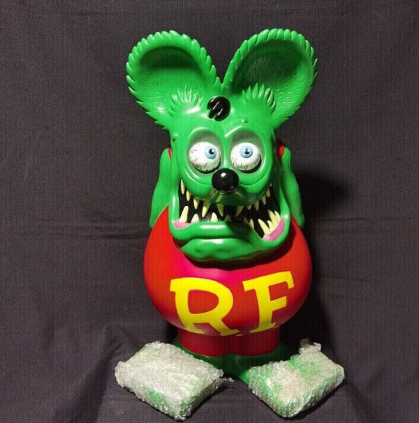 RAT FINK green colour giant bank 60cm Funko Wacky Wobbler