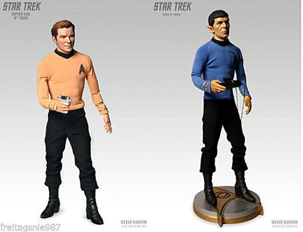 Star Trek  KIRK & SPOCK  Premium figures 1:4 scale ltd 1000 Sideshow