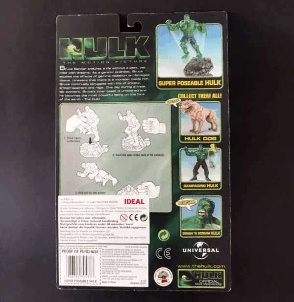 HULK movie Super Poseable figure Toy Biz - Image 2