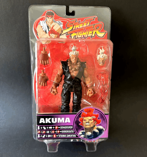 STREETFIGHTER 15th Anniversary Series 4 AKUMA white hair 17cm PVC figure Sota