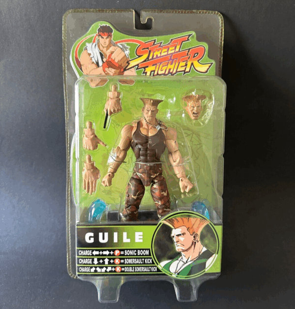 Street Fighter GUILE 15th Anniversary Series 3 brown variant 16cm PVC Sota
