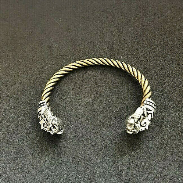 LINDISFARNE bracelet pewter brass ALCHEMY GOTHIC - Image 2