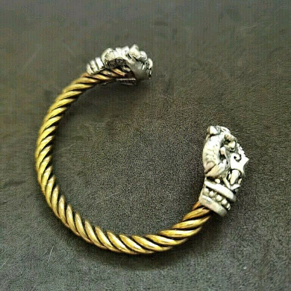 LINDISFARNE bracelet pewter brass ALCHEMY GOTHIC - Image 3