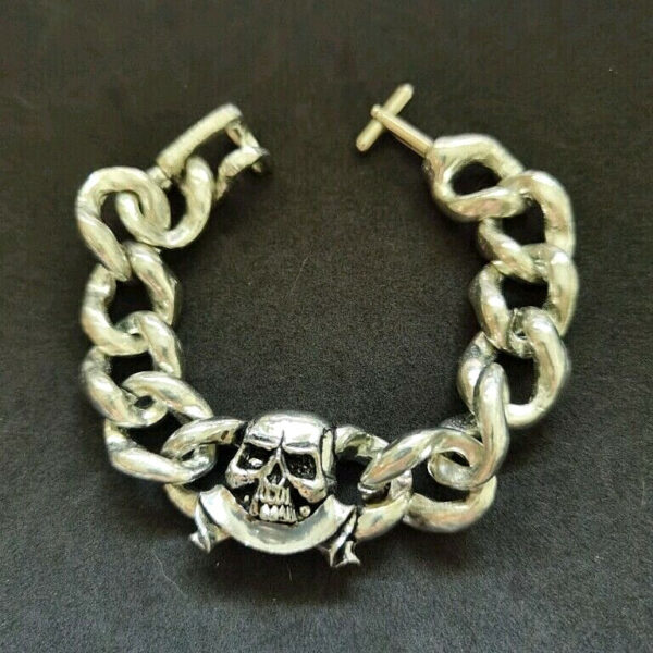 MORTUM CHAIN bracelet pewter ALCHEMY GOTHIC - Image 2