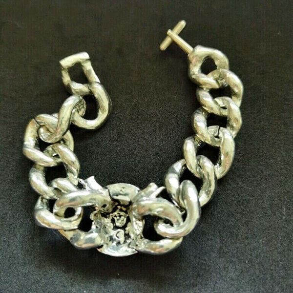 MORTUM CHAIN bracelet pewter ALCHEMY GOTHIC - Image 3