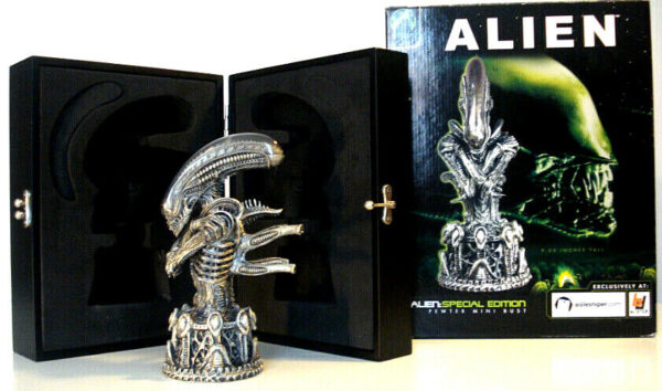 Alien Xenomorph bust 23cm pewter ltd 500 Palisades