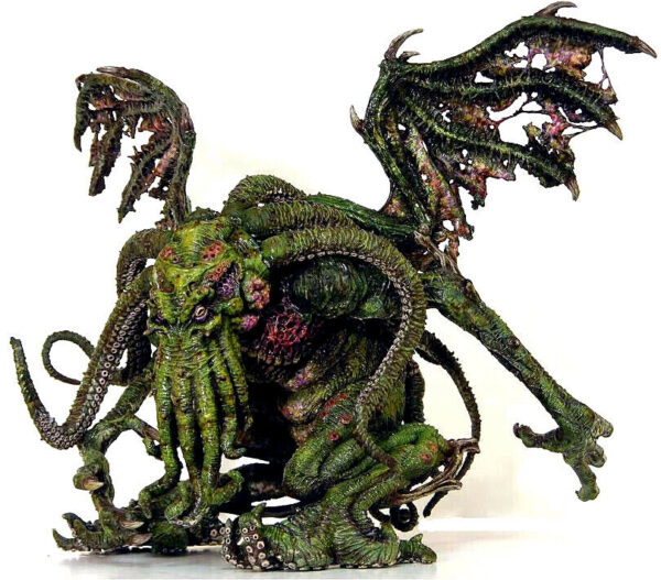 H P Lovecraft  CTHULHU green version PVC figure ltd 1200 Sota Toys
