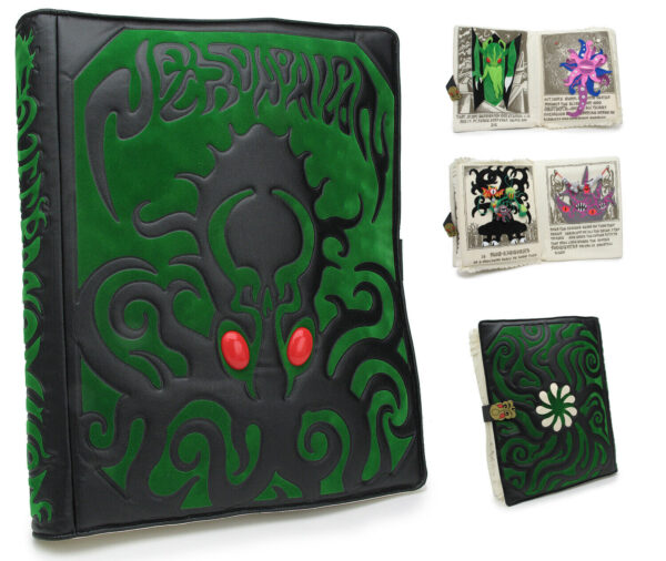 H P Lovecraft NECRONOMICON CTHULHU plush book Toy Vault