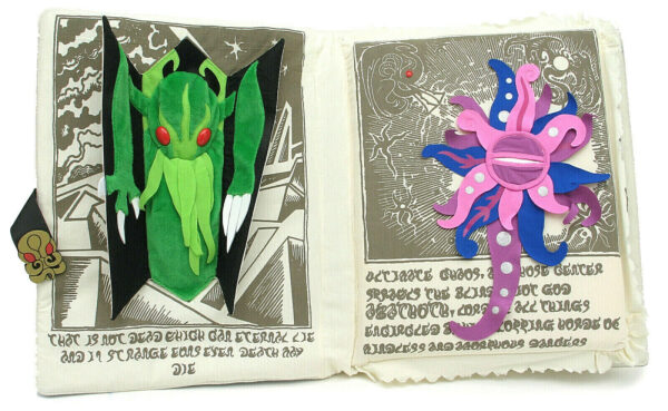H P Lovecraft NECRONOMICON CTHULHU plush book Toy Vault - Image 4