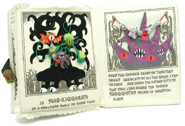 H P Lovecraft NECRONOMICON CTHULHU plush book Toy Vault - Image 5