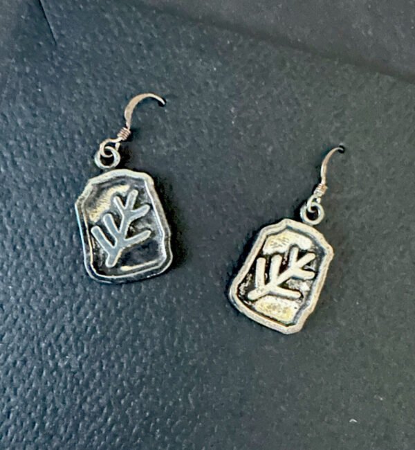 CTHULHU Elder Signs earrings (2) sterling silver