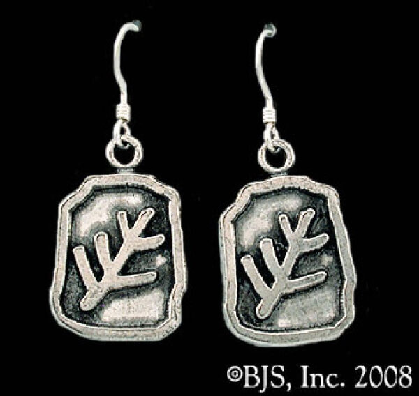 CTHULHU Elder Signs earrings (2) sterling silver - Image 3