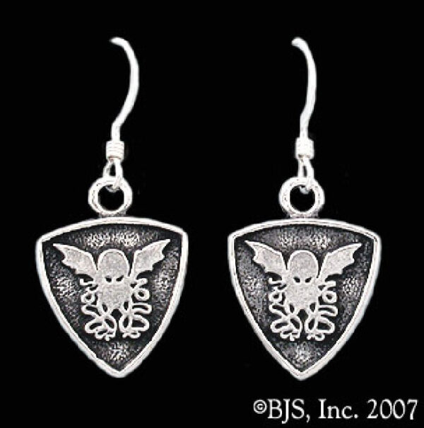 CTHULHU earrings (2) sterling silver - Image 4
