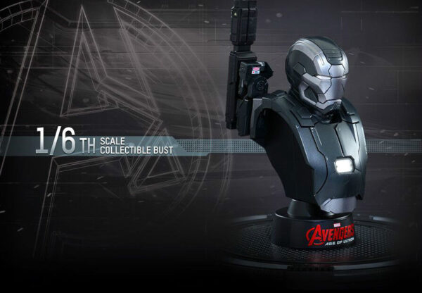 WAR MACHINE MARK II bust 1:6 scale PVC LED light by Hot Toys - Image 2