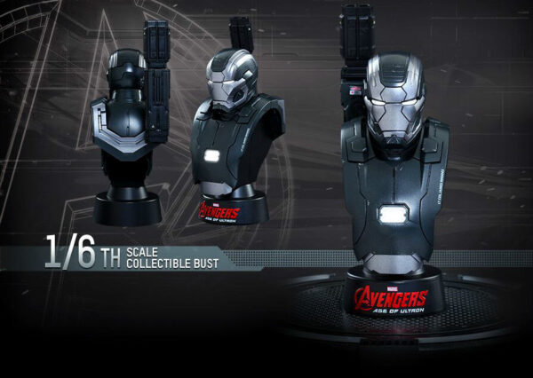 WAR MACHINE MARK II bust 1:6 scale PVC LED light by Hot Toys - Image 3