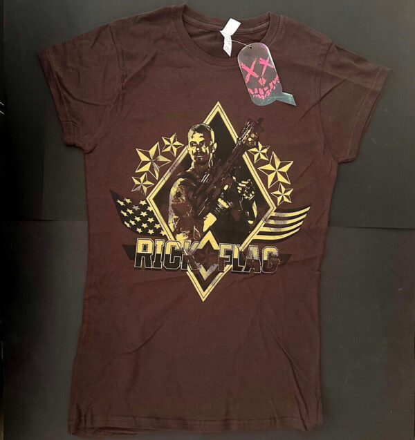 Suicide Squad Rick Flag woman shirt officially licensed