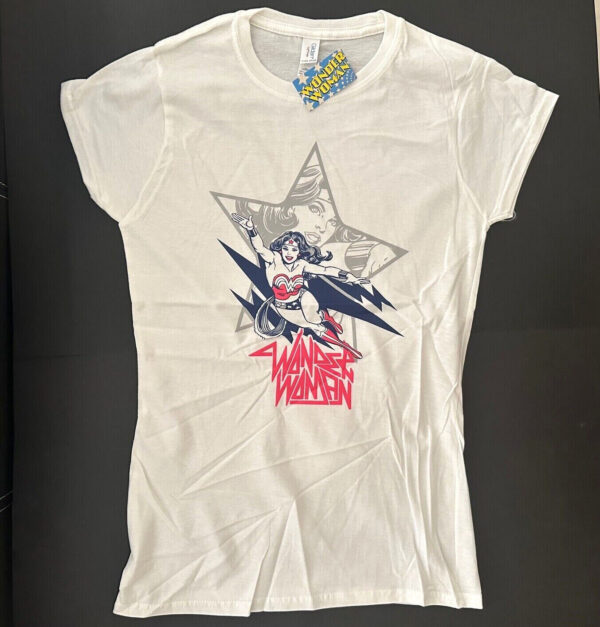 Wonder Woman Flying woman shirt officially licensed