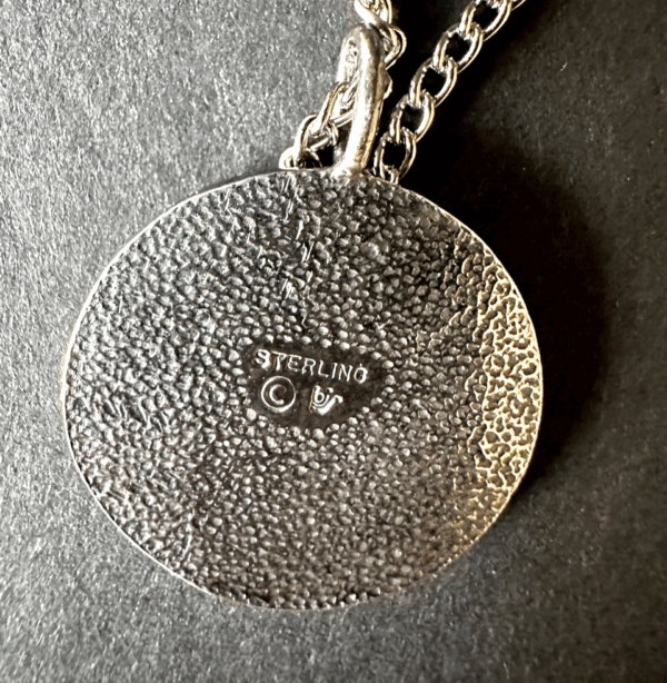 Lovecraft CTHULHU round necklace sterling silver - Image 3