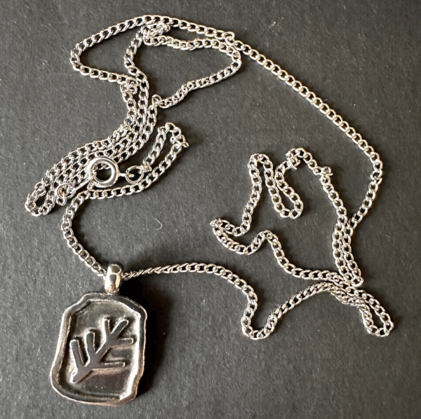 Lovecraft CTHULHU Elder Sign necklace sterling silver