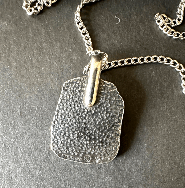 Lovecraft CTHULHU Elder Sign necklace sterling silver - Image 2