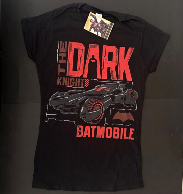 Batman vs Superman Batmobile women shirt officially licensed