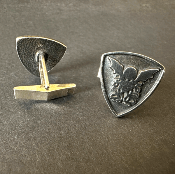 Lovecraft CTHULHU cufflinks sterling silver - Image 2