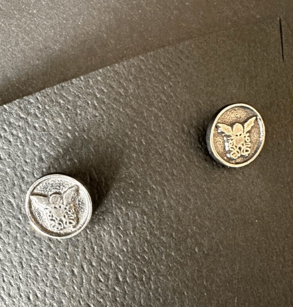 CTHULHU earstuds (2) sterling silver