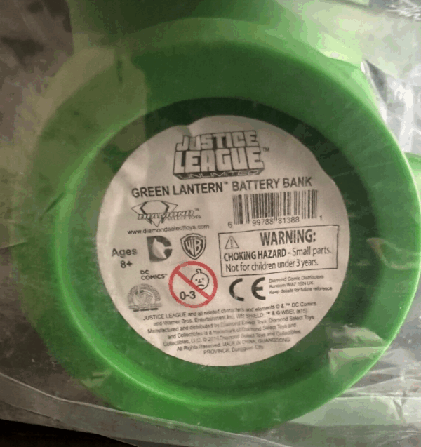 GREEN LANTERN Power Battery bank 28cm Diamond Select - Image 4