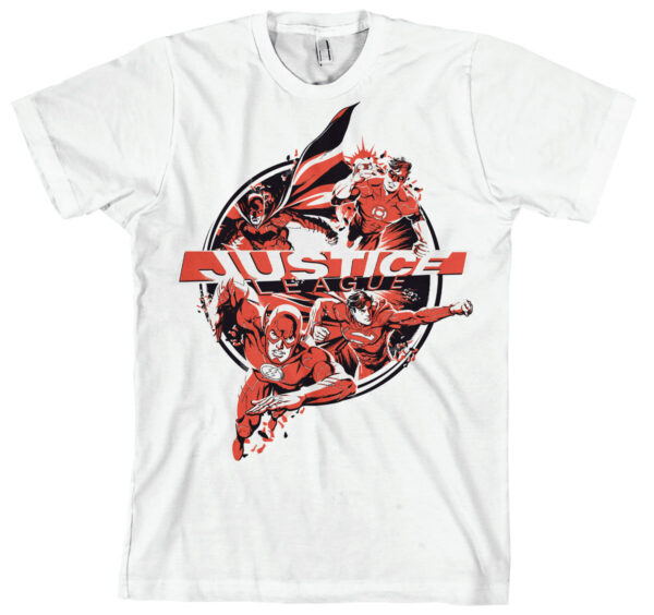 Justice League Heroes T-Shirt cotton officially licensed