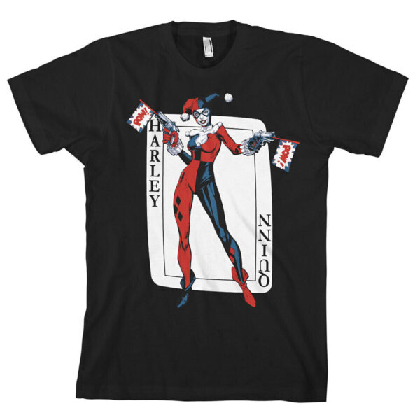 DC Harley Quinn Pow! T-Shirt cotton officially licensed